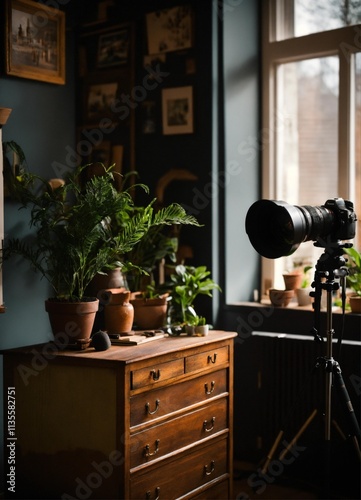 photographer in studio