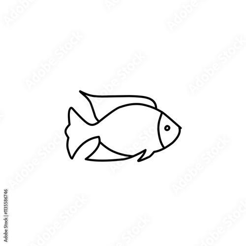 fish line icon