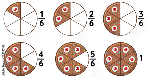 Understanding Fractions with Pizza Slices