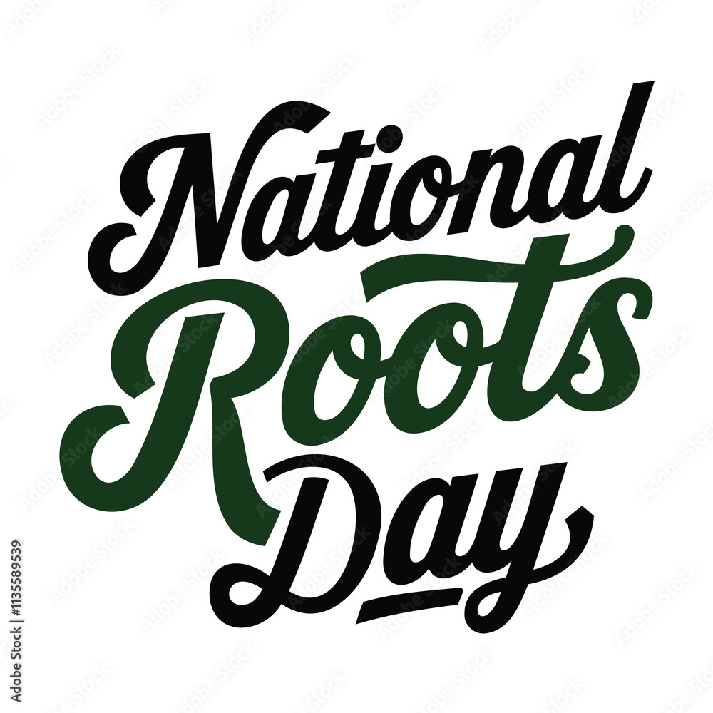 Fototapeta premium National Roots Day Vector Illustration Design.