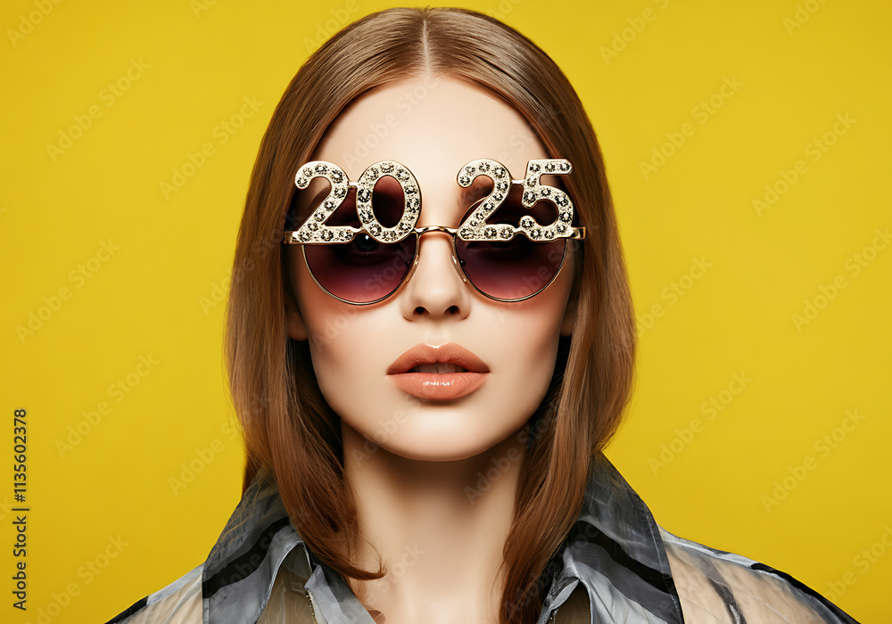 2025 새해 2025년 을사년 뱀띠 설날 해피뉴이어 여성 모델 이미지