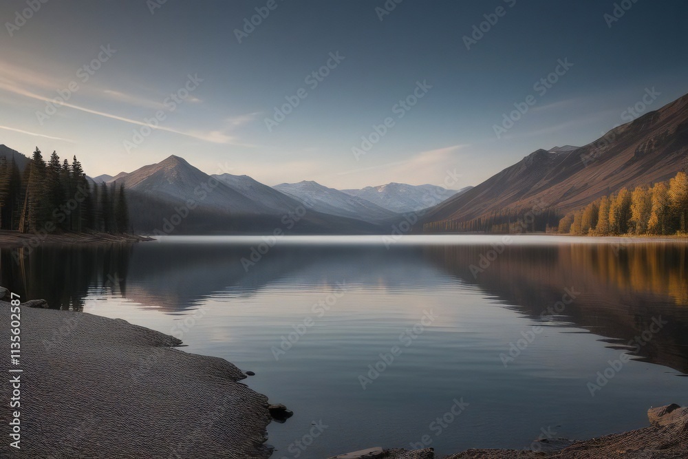 Fototapeta premium lake in the mountains