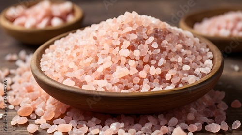 Natural pink salt from the Himalayas ready to use.generative.ai