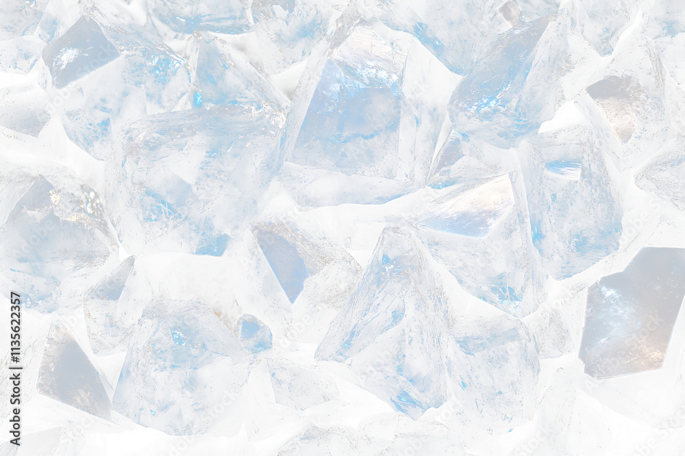 Transparent Close-up of many vibrant blue crystals. Transparent Close-up of many vibrant blue crystals.