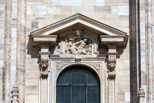 High relief Duomo. Milan