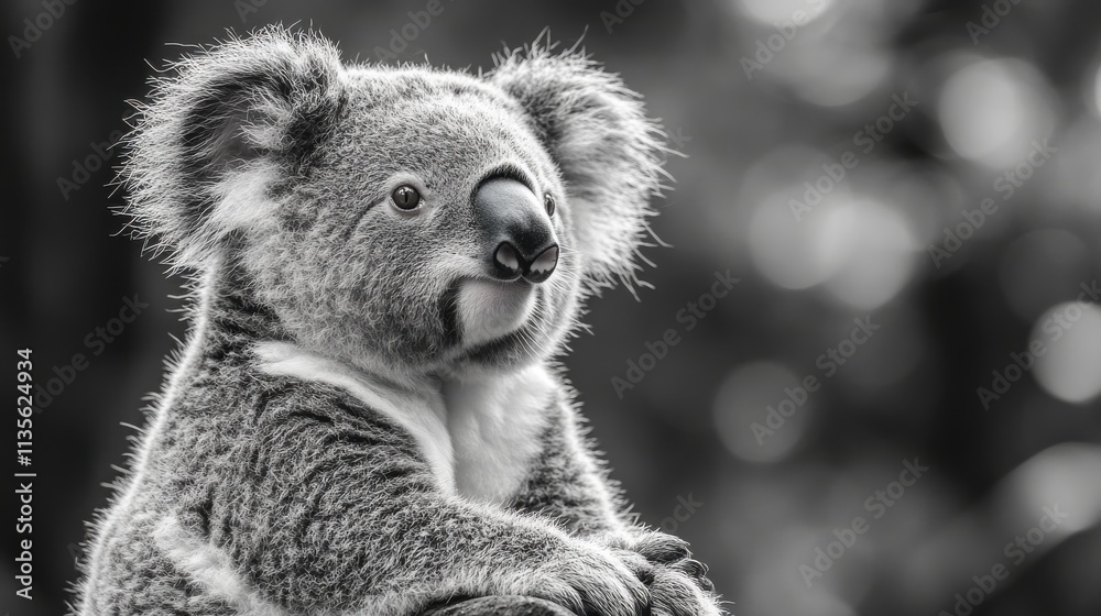Fototapeta premium a koala bear sitting