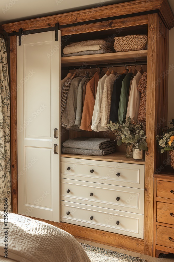 Sliding door wardrobe with drawers and hanging space. Sliding door wardrobe with drawers and hanging space.