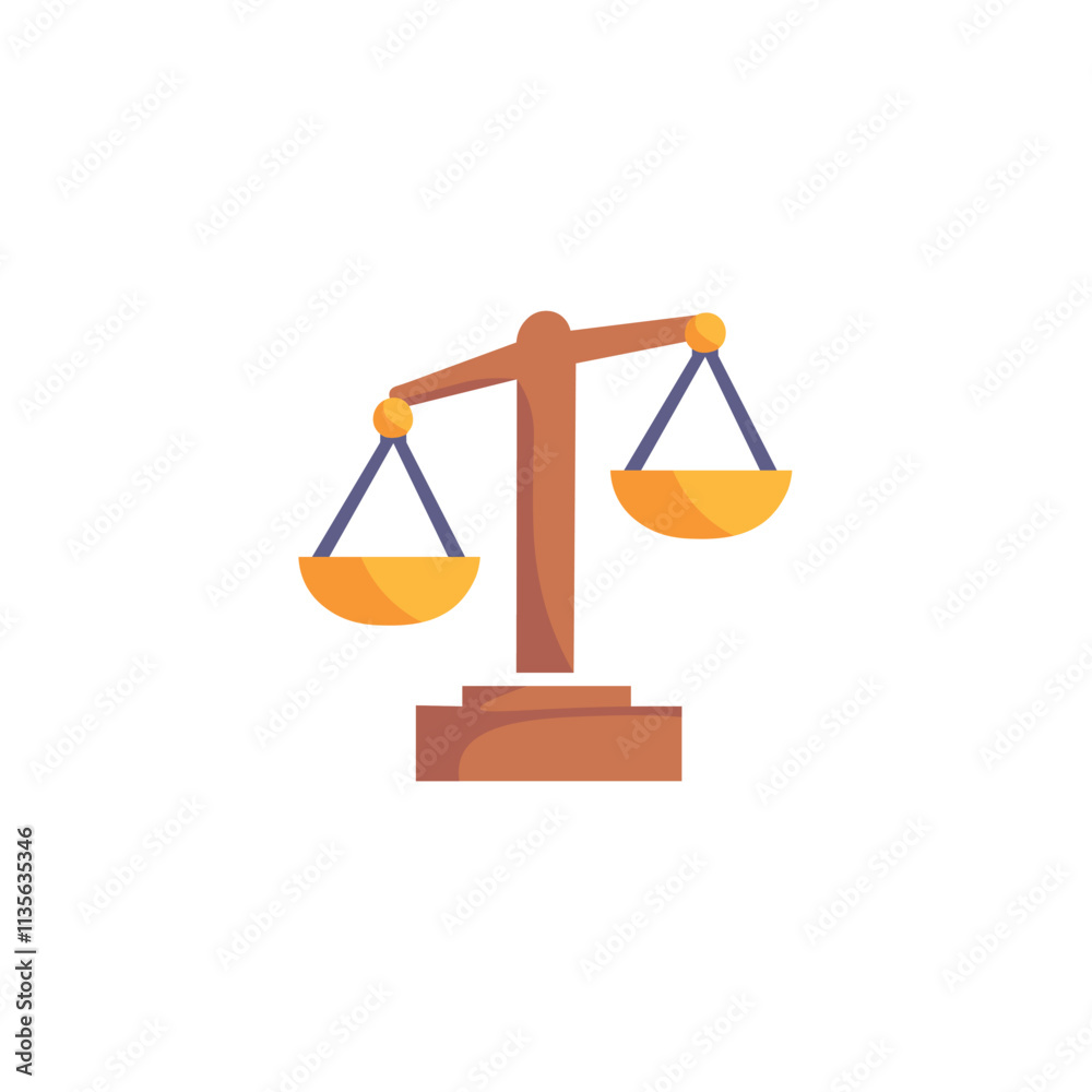 Scales of justice vector icon in solid style, a symbolic element of universal law and justice. Perfect for legal applications and graphic projects Scales of justice vector icon in solid style, a symbolic element of universal law and justice. Perfect for legal applications and graphic projects