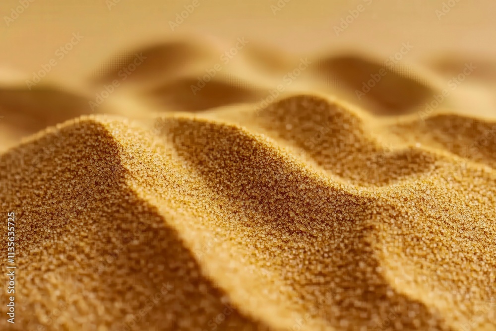 Close-Up of Golden Sand Texture in Natural Light Close-Up of Golden Sand Texture in Natural Light