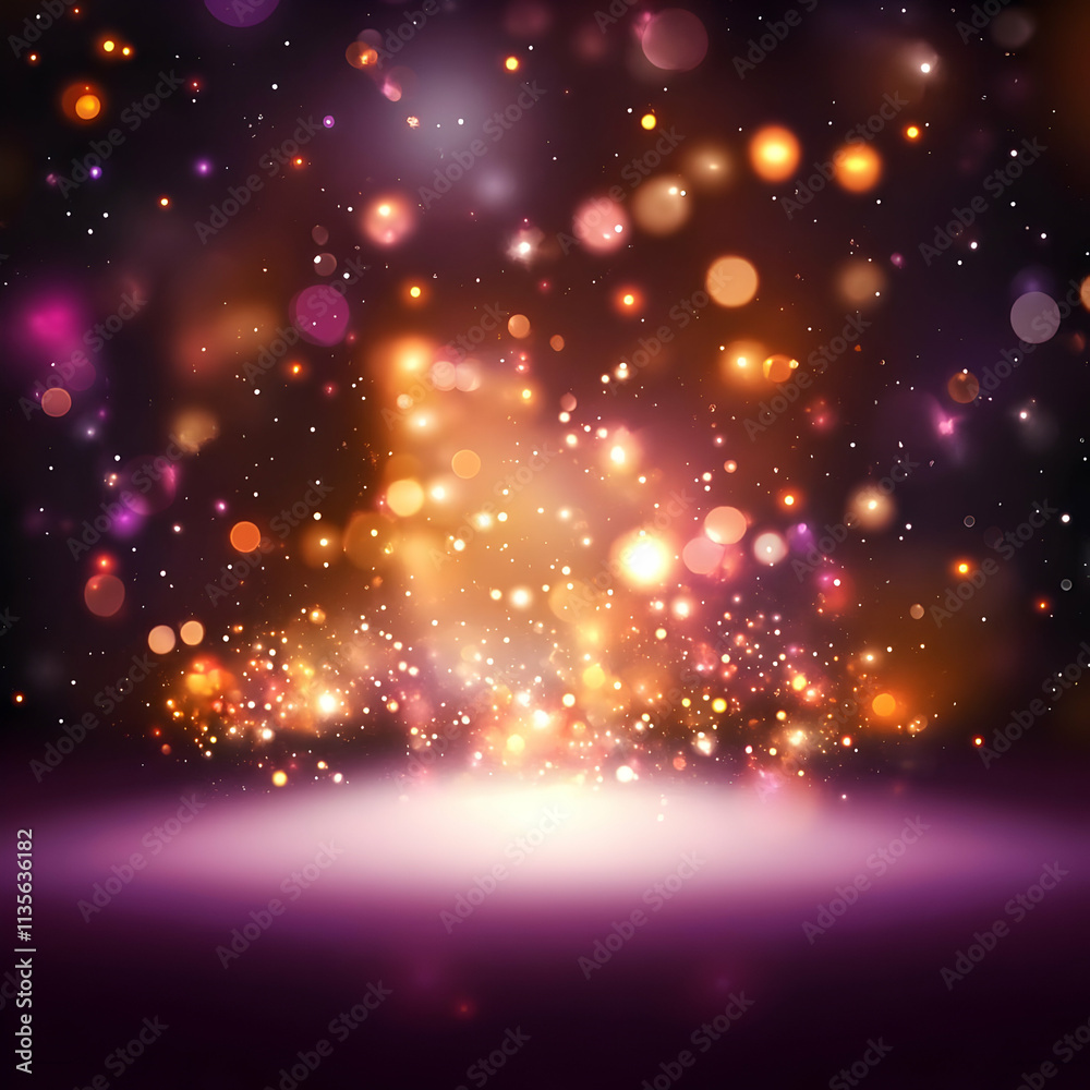 Obraz premium Glowing Abstract Background Illustration