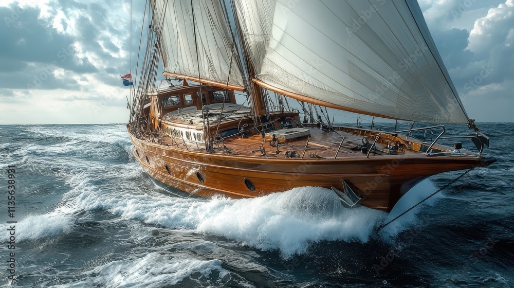 Obraz premium a sailboat in the water