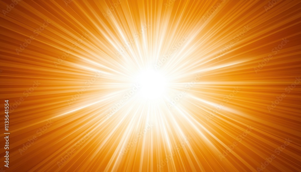 Explosive burst of light digital artwork abstract design vibrant colors high contrast energy concept