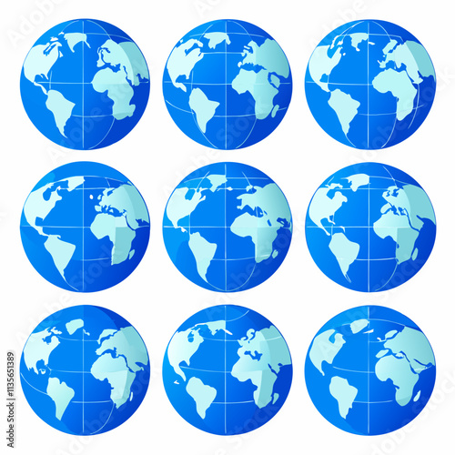 Global Map Icons Collection