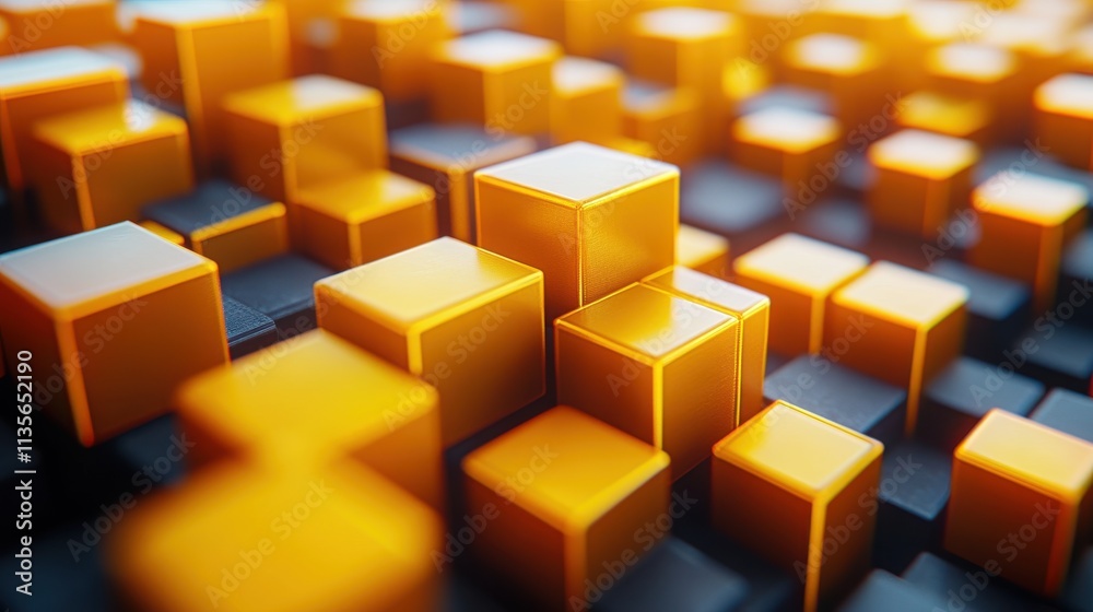 abstract 3d animation geometric background design with cubes seamless looped vide abstract 3d animation geometric background design with cubes seamless looped vide