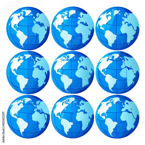 Global Map Icons Collection