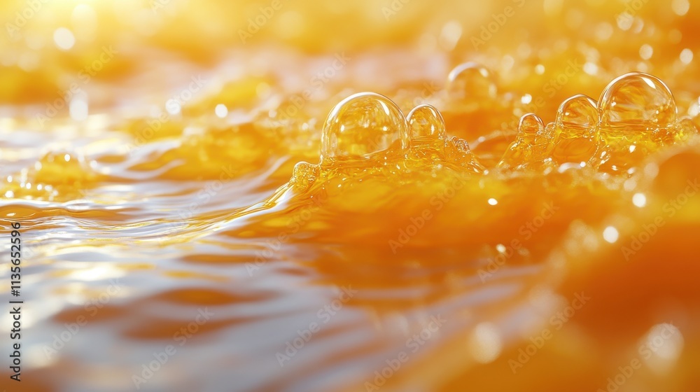abstract 3d animation of a yellow bubble video loo abstract 3d animation of a yellow bubble video loo