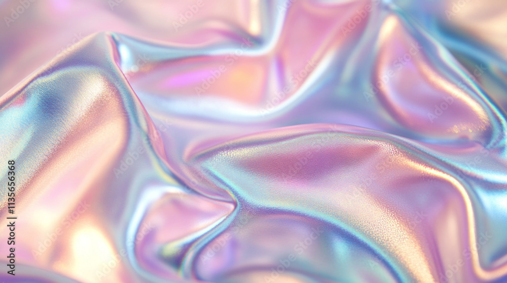 Obraz premium shimmering iridescent fabrics