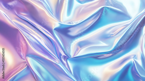 iridescent flowing fabric