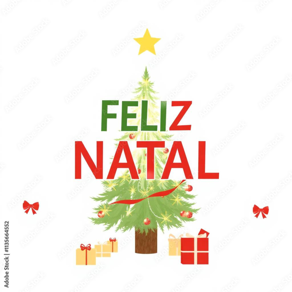 Vetor de Feliz Natal.