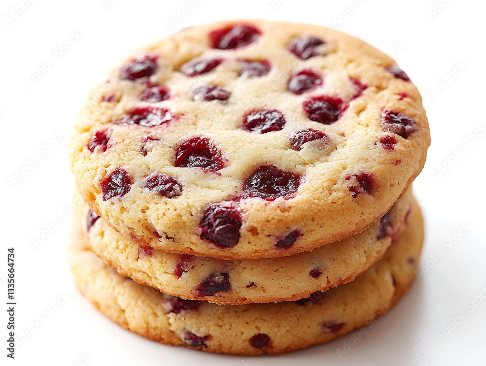 Delicious Cranberry Cookies Stacked High Delicious Cranberry Cookies Stacked High