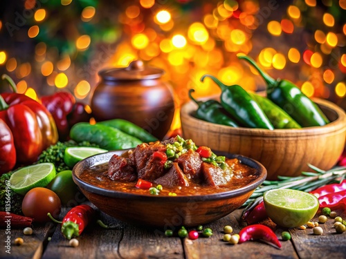 Surreal Corundas with Pork and Chile Poblano, Dreamy Mexican Cuisine photo