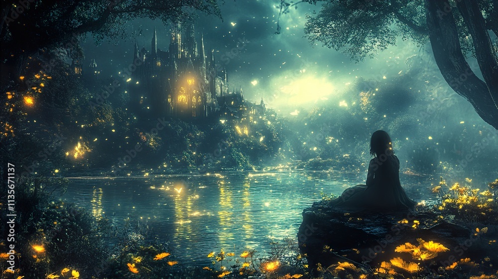 Enchanted Lake: A Girl's Nighttime Fantasy Enchanted Lake: A Girl's Nighttime Fantasy
