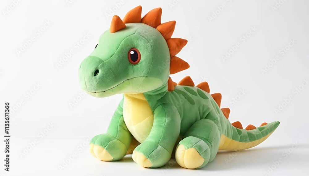 Fototapeta premium plush toy green dragon