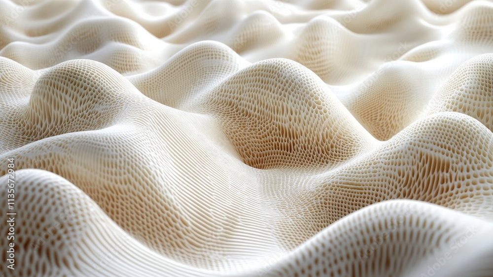 Intricate patterns of coral like texture in soft, undulating shapes Intricate patterns of coral like texture in soft, undulating shapes