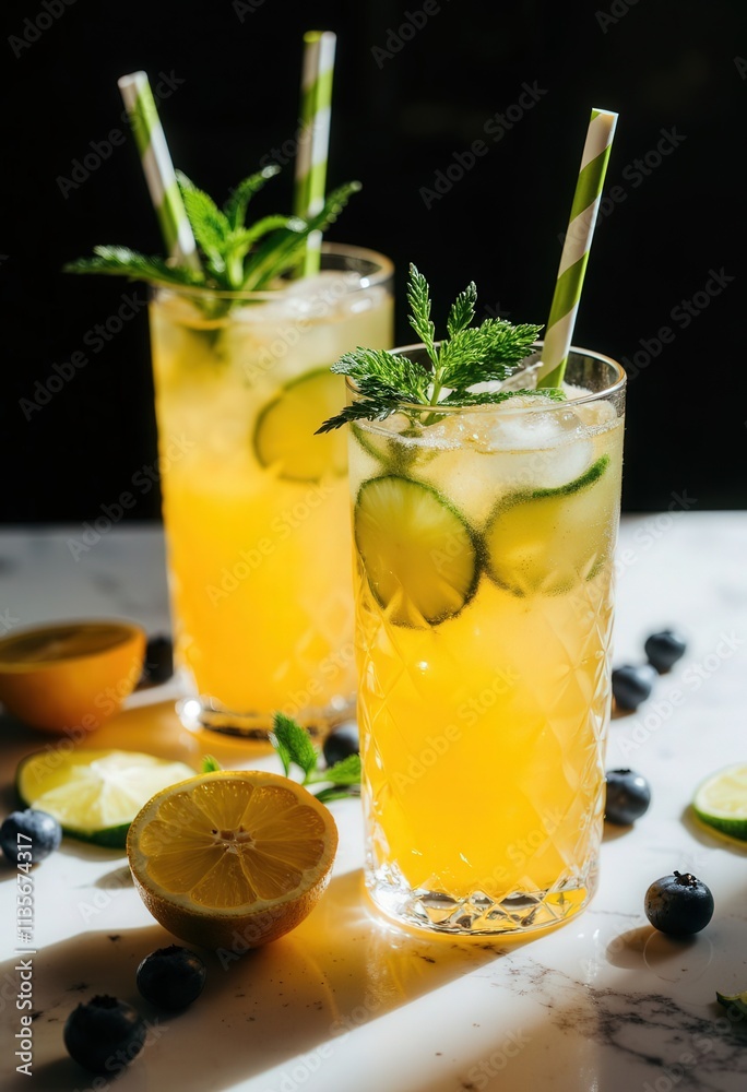 Refreshing Citrus Cocktails with Mint
Refreshing Citrus Cocktails with Mint