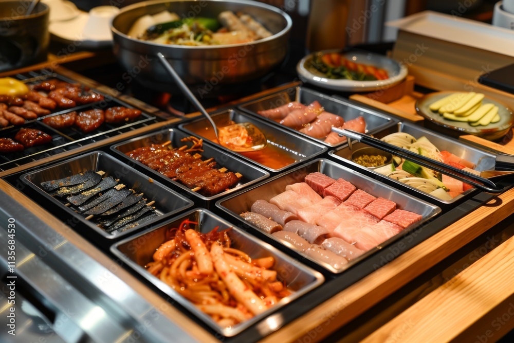 Open kitchen drawer with different silver cutlery, spoons, forks and other Open kitchen drawer with different silver cutlery, spoons, forks and other