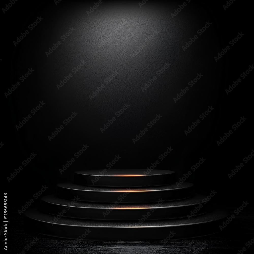 Obraz premium Black product background