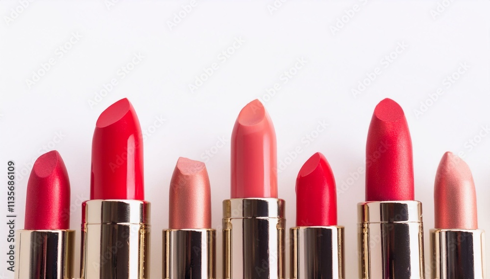 A Spectrum of Seduction:  A captivating array of lipstick shades, from bold reds to delicate nudes, ignite the senses and promise a touch of allure.  