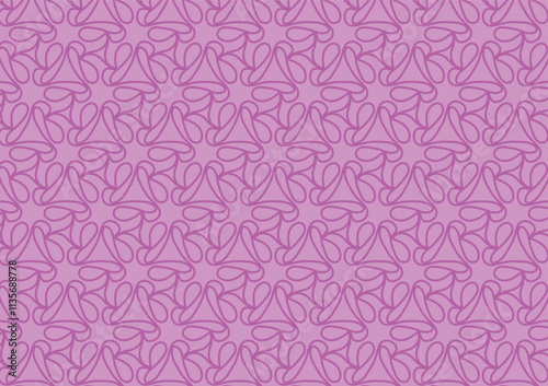 Cute pattern art triangle purple soft background