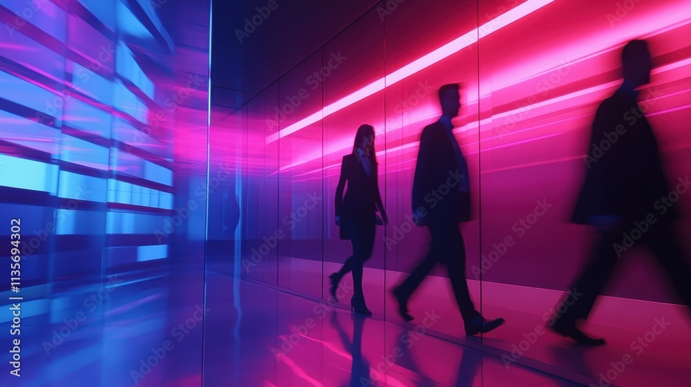 Group of Business people walking in the office corridor,People in business center walking at hall,office employees in motion go around at coworking space,Wide image,Concept of office life. Group of Business people walking in the office corridor,People in business center walking at hall,office employees in motion go around at coworking space,Wide image,Concept of office life.