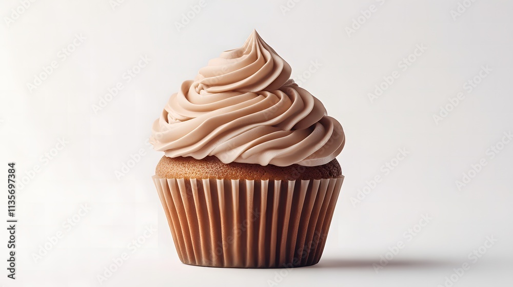 chocolate cupcake with cream