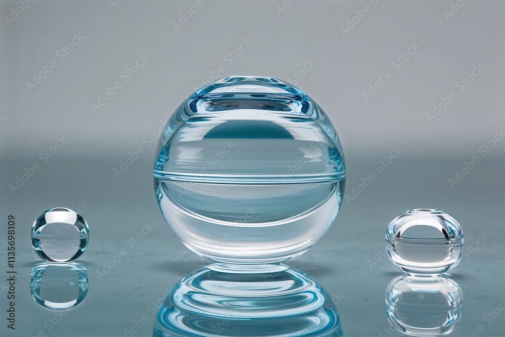 Sophisticated Spherical Water Beads with a Pristine Aesthetic Sophisticated Spherical Water Beads with a Pristine Aesthetic