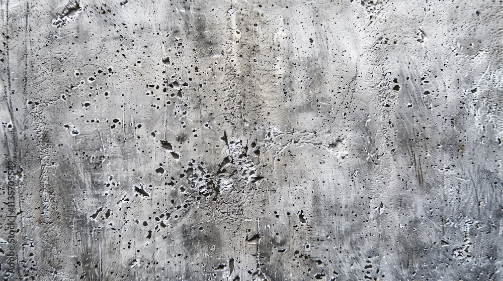 Fototapeta premium A close up of a textured, grey concrete surface.