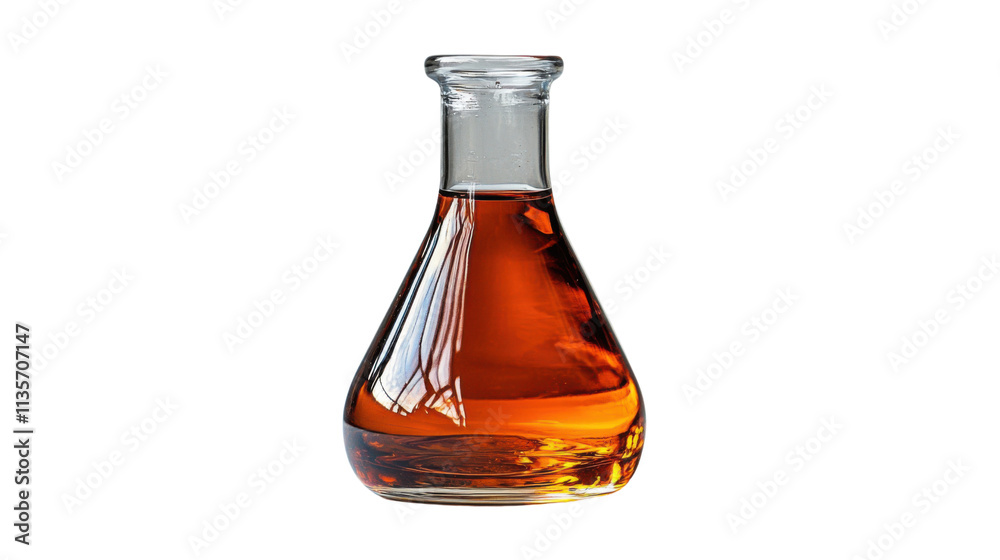 Conical flask isolated on white background Conical flask isolated on white background