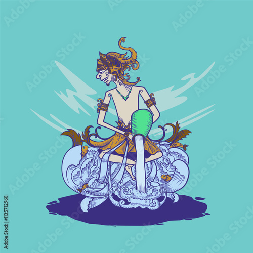 Characters of the Wayang Indonesia Culture