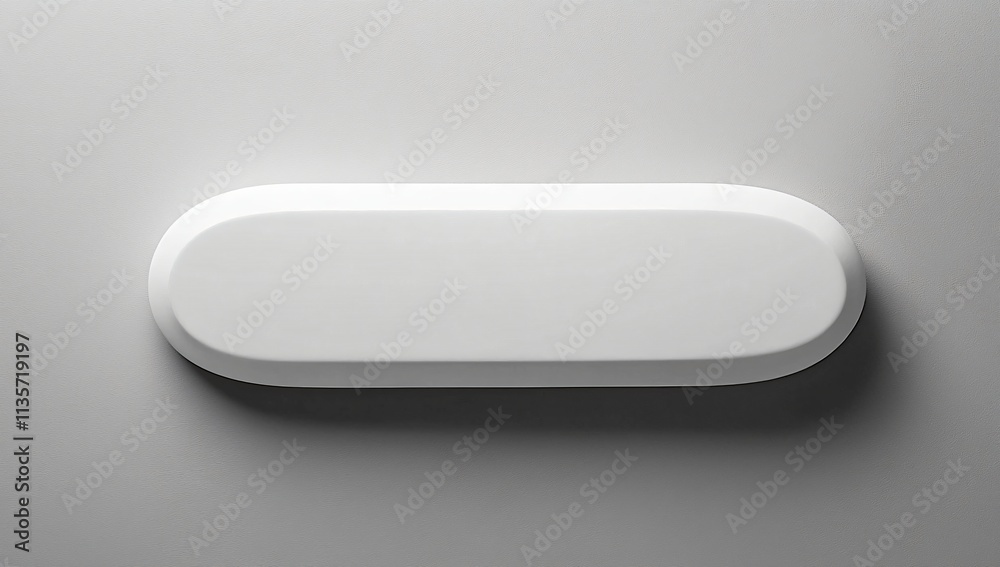 Oval White Wall Mounted Shelf Minimalist Home Decor Modern Design Oval White Wall Mounted Shelf Minimalist Home Decor Modern Design