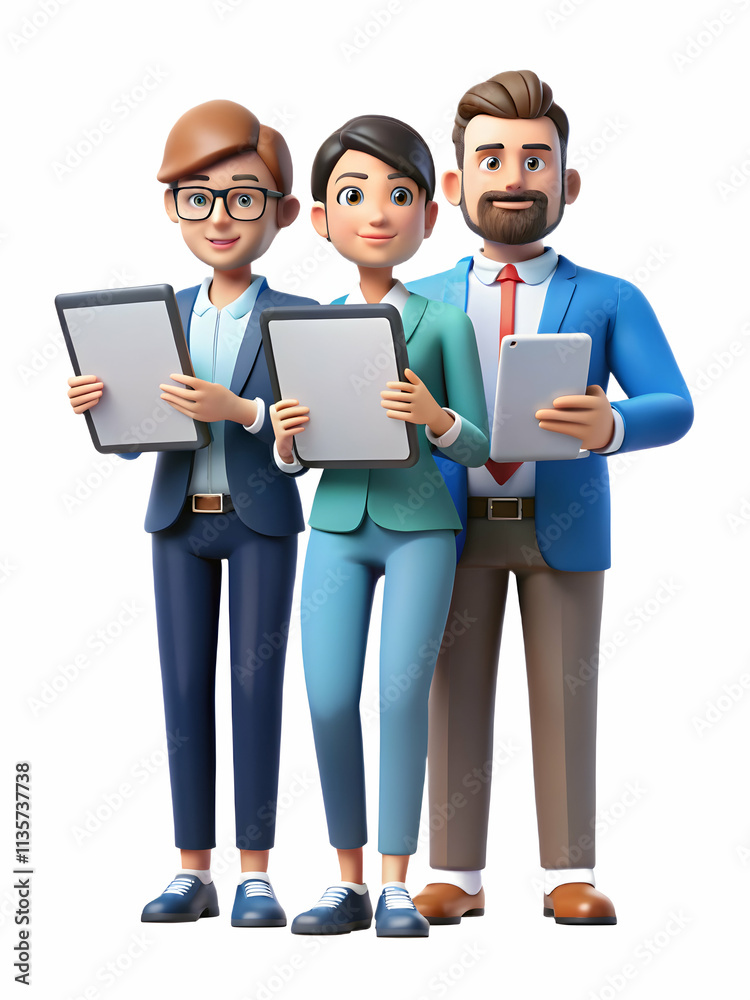 Business team using tablets for presentations bokeh digital art background copy space on right. concept as A business team using tablets for presentations set against a bokeh digital art background hi Business team using tablets for presentations bokeh digital art background copy space on right. concept as A business team using tablets for presentations set against a bokeh digital art background hi