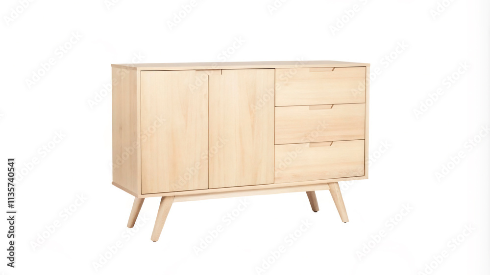 Wooden antique chest isolated on white background3 Wooden antique chest isolated on white background3