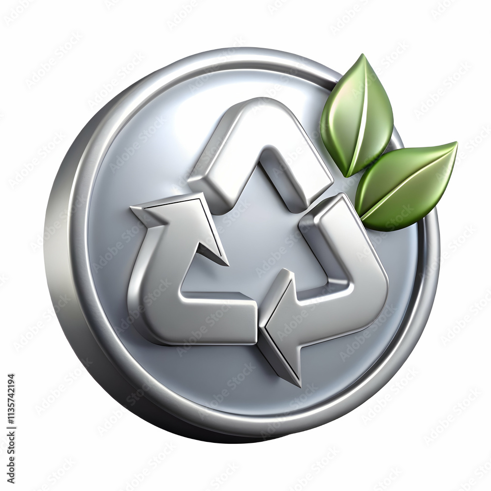 Close Up of Recycled Metal with Eco Friendly Financial Symbols for Sustainable Branding and Responsible Finance Concept Close Up of Recycled Metal with Eco Friendly Financial Symbols for Sustainable Branding and Responsible Finance Concept