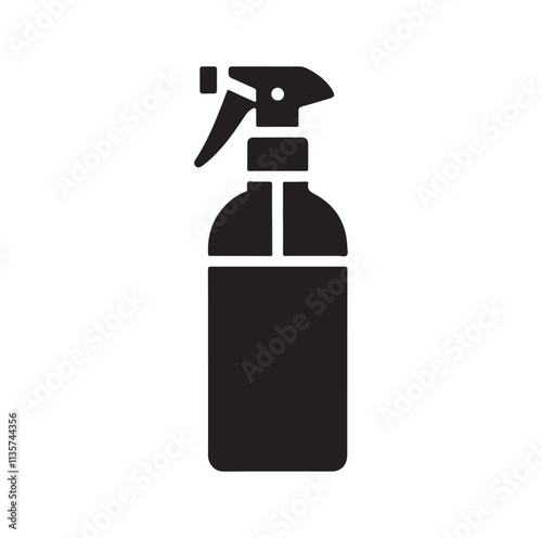 Spray Bottle silhouette vector illustration