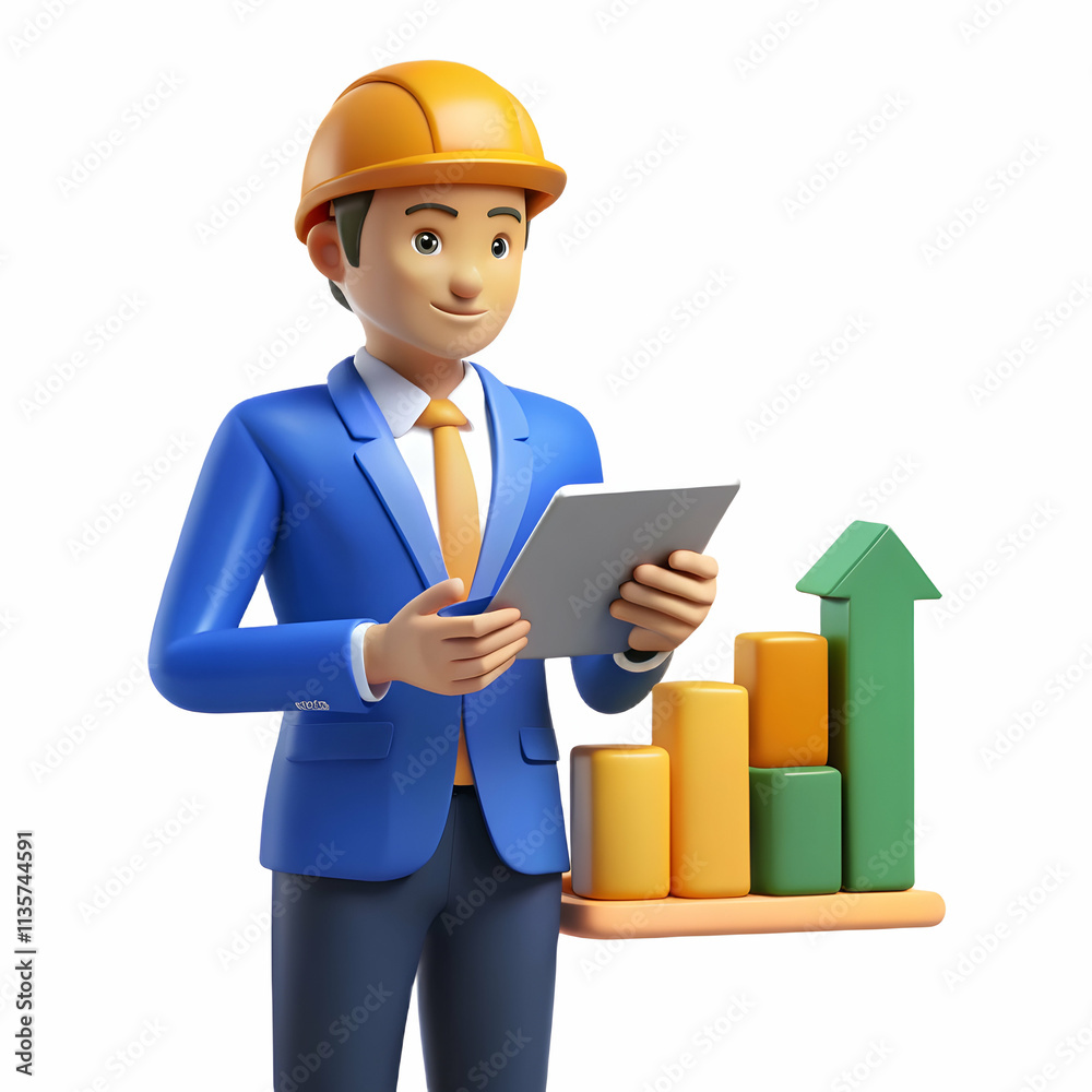 Logistics Manager Analyzing Financial Data on Tablet with Glossy Background - Digital Analysis of Logistics Costs Logistics Manager Analyzing Financial Data on Tablet with Glossy Background - Digital Analysis of Logistics Costs