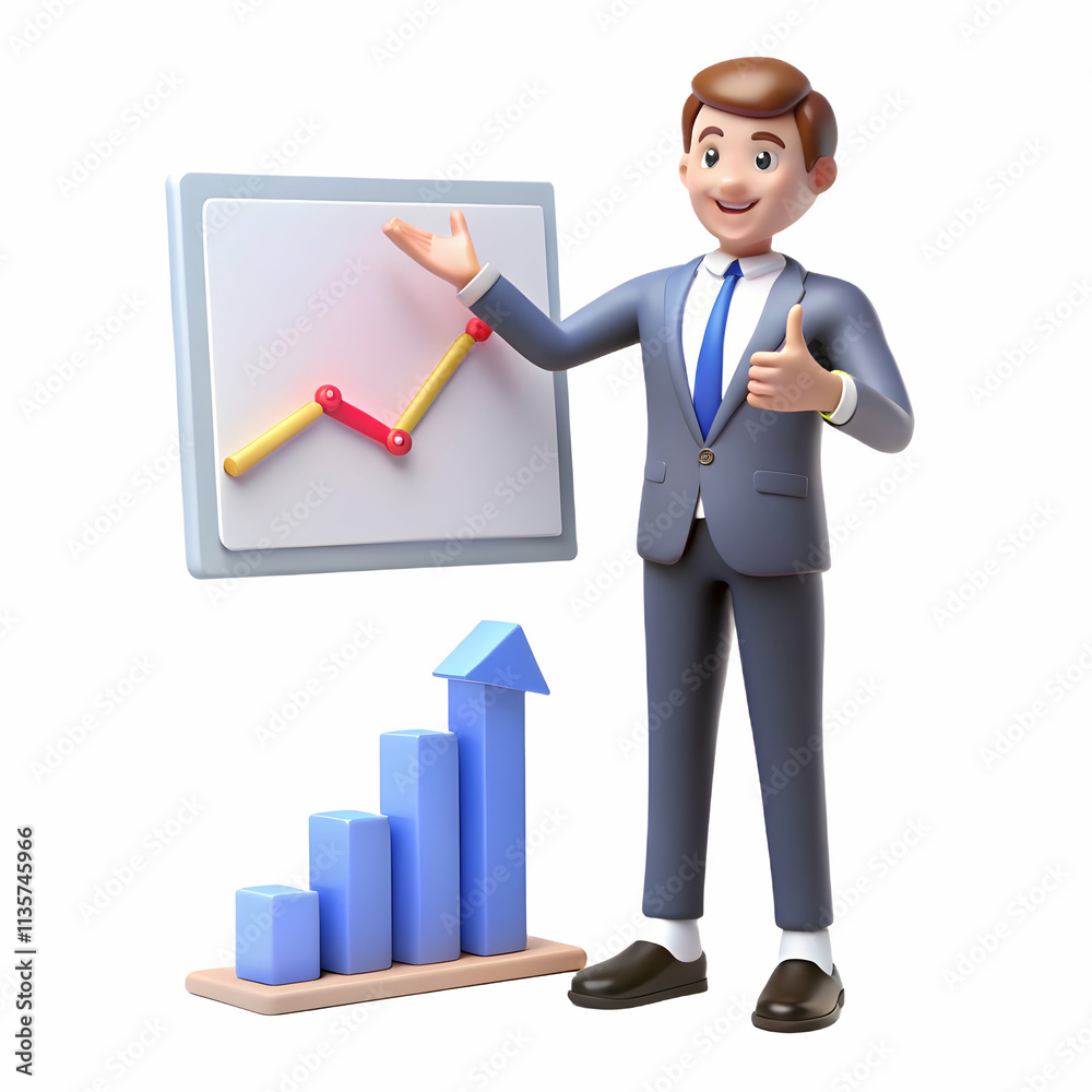 Professional Presenting Growth Strategies to Clients for Business Expansion - Plain Background for Messaging Professional Presenting Growth Strategies to Clients for Business Expansion - Plain Background for Messaging