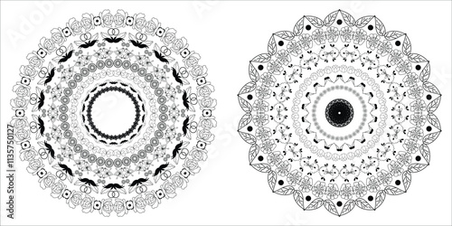 professional mandala design template 