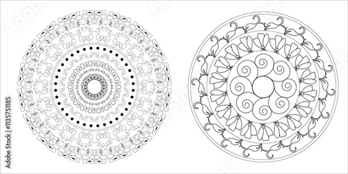 professional mandala design template 