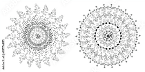 professional mandala design template 