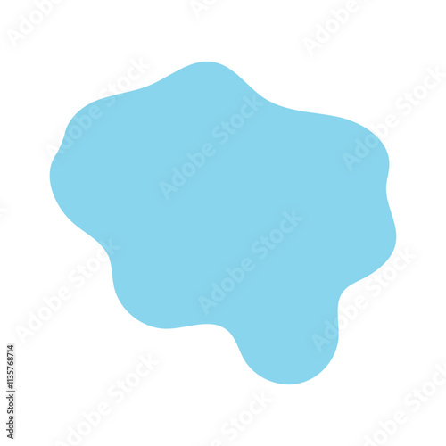 blobs pastel blue for background